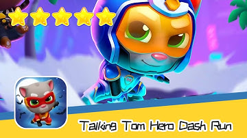 Talking Tom Hero Dash Run DAY 265 Walkthrough Endless runner Save the world Recommend index five sta