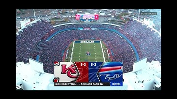 NFL Football on CBS Sports intro Kansas City at Buffalo 