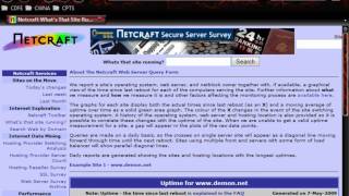 mile2 CPTE Netcraft Demo