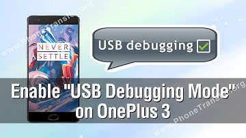 How to Enable USB Debugging Mode on OnePlus 3; Enable Developer Options on OnePlus 3T