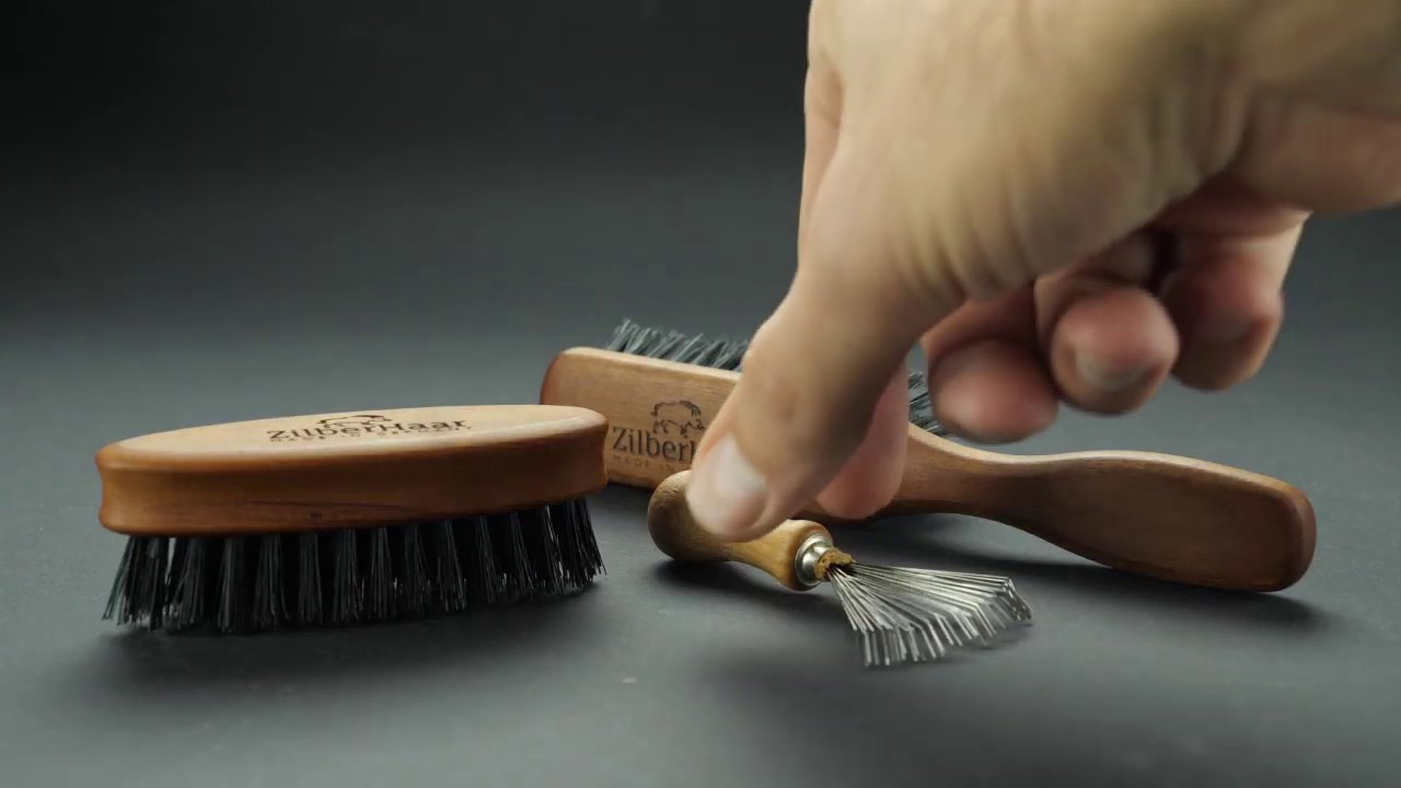 Zilberhaar Beard Brush Gift Set (Soft) | Quality Beard Products