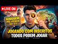 🔥FREE FIRE AO VIVO🔥 SORTEIO DE PASSE DE ELITE | SALA COM INSCRITOS