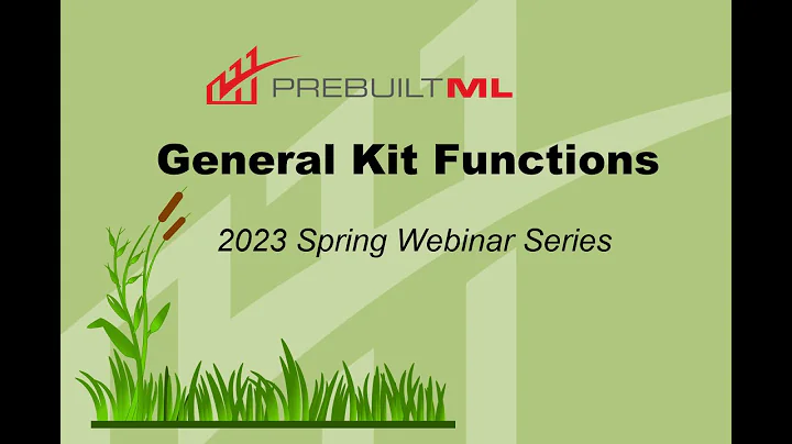 Kits Part 1 - Spring Training Webinar Series