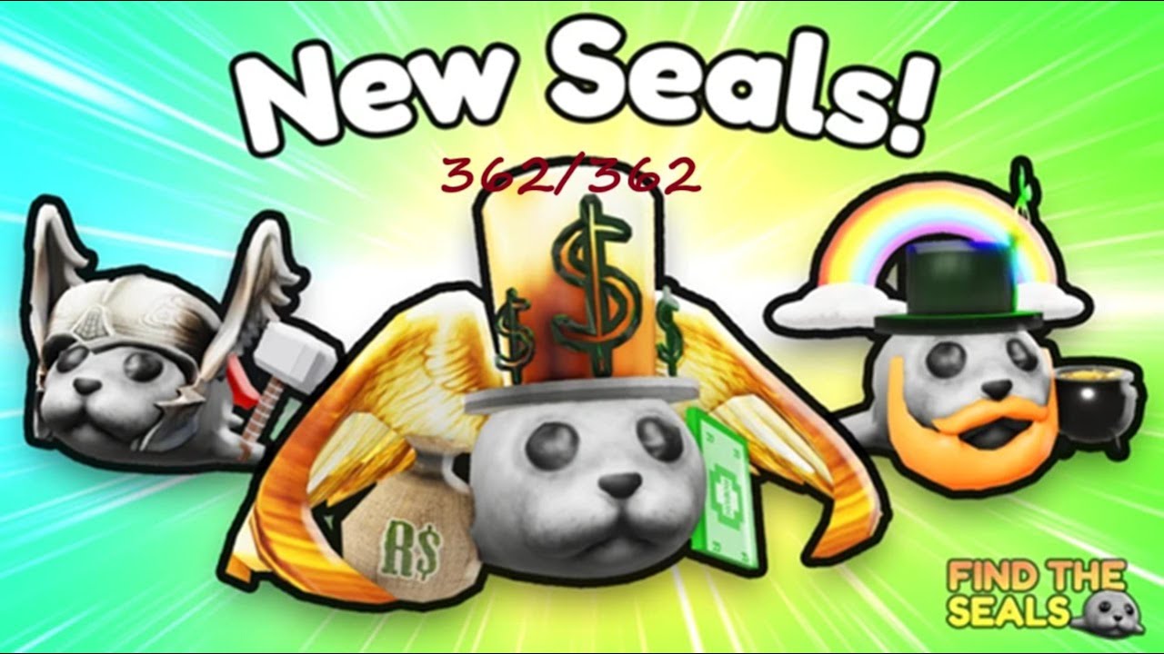 Roblox Find The Seals (22 New Seals) - All 362 Seals