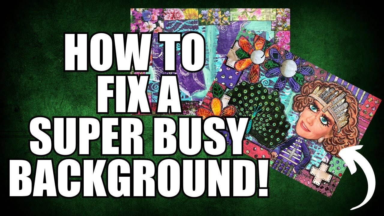 Fixing A Busy Background In Magazine Collage