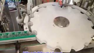 CE Standard PLC Control Automatic Pill Bottle Filling Capping Machines