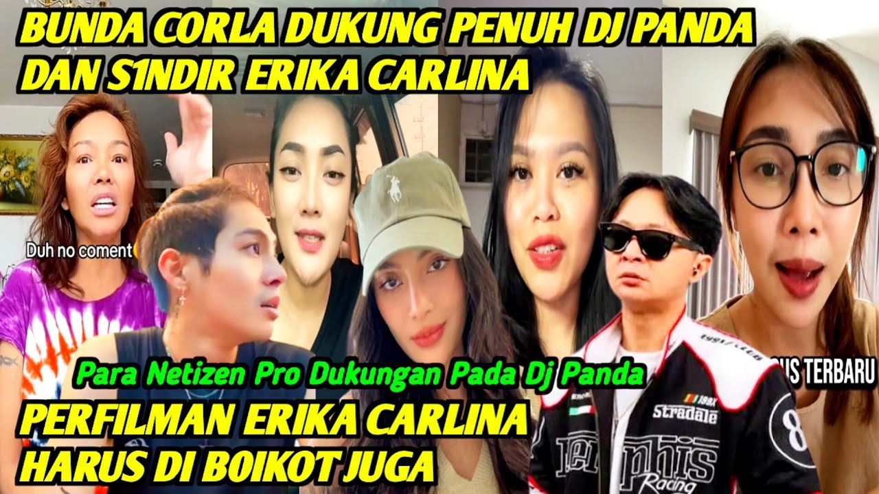 G4WAT‼️BUNDA CORLA DUKUNG PENUH DJ PANDA DAN AKAN HADIR DI EVENT DJ PANDA DI INDONESIA❗ERIKA B0IKOT❓