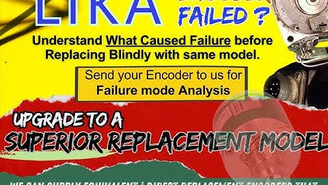 Replace #Faulty #lika encoder with #Equivalent Sick | #Substitute Heidenhain available inStock Dubai