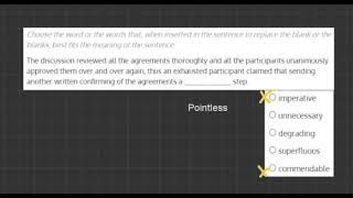 CCAT Simulation 4 Question 12