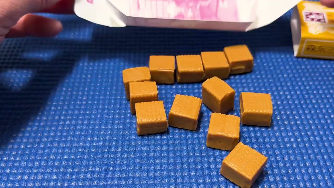 Morinaga Caramel Milk Box Candies ASMR
