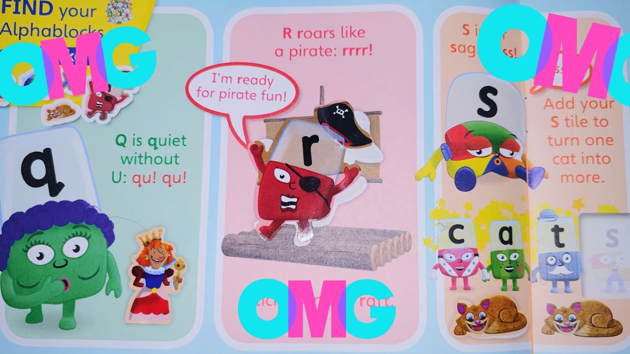 CBeebies Alphablocks Activity Fun Magazine Stickers Kids Fun TV