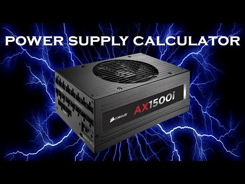 Lokomotiv bag Strålende TUTORIAL] PC power supply wattage calculator tutorial - YouTube