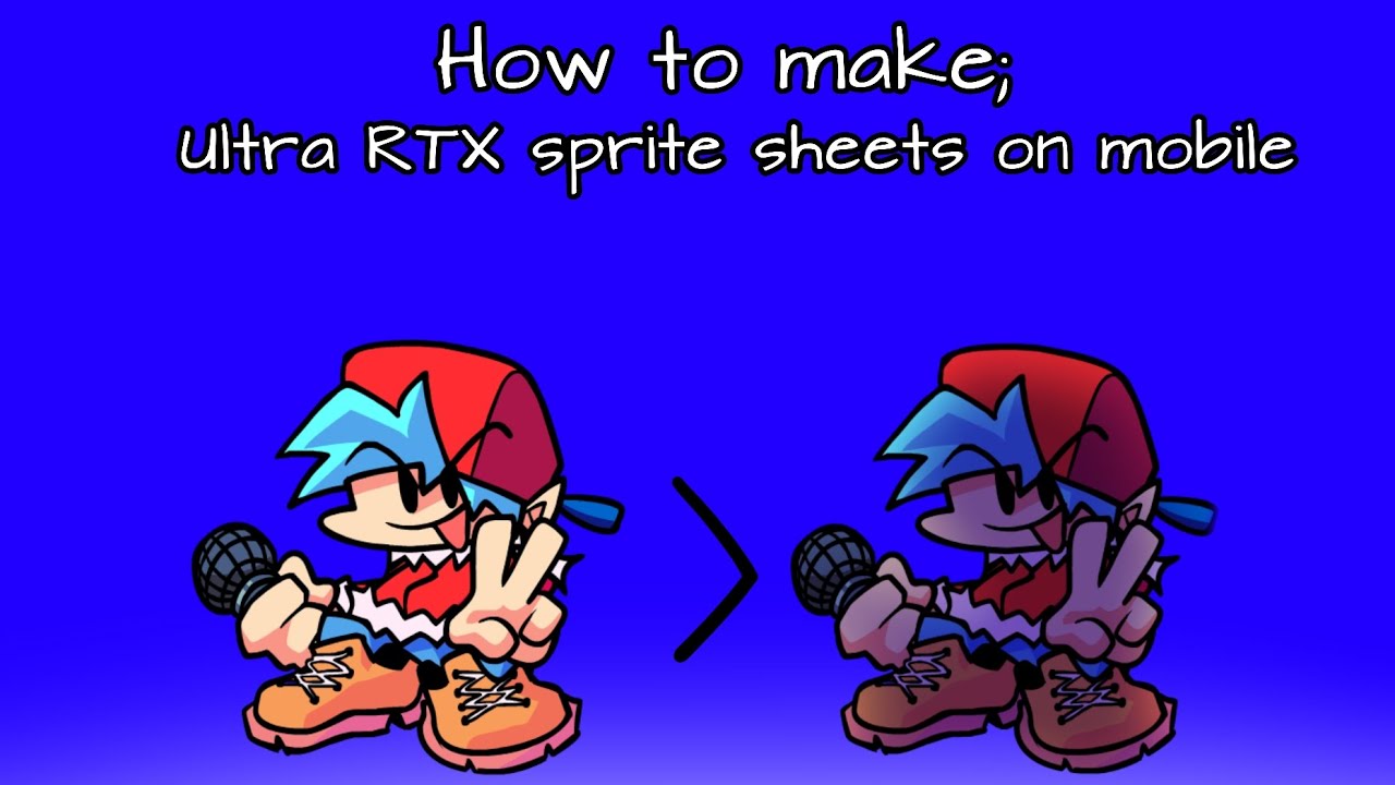 ( OUTDATED! ) How to make RTX sprite sheets on mobile using Ibis Paint ...