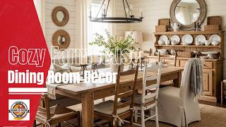 Cozy Farmhouse Dining Room Decor Ideas | Rustic Tables, Chairs & Shiplap Walls Trends 2025.