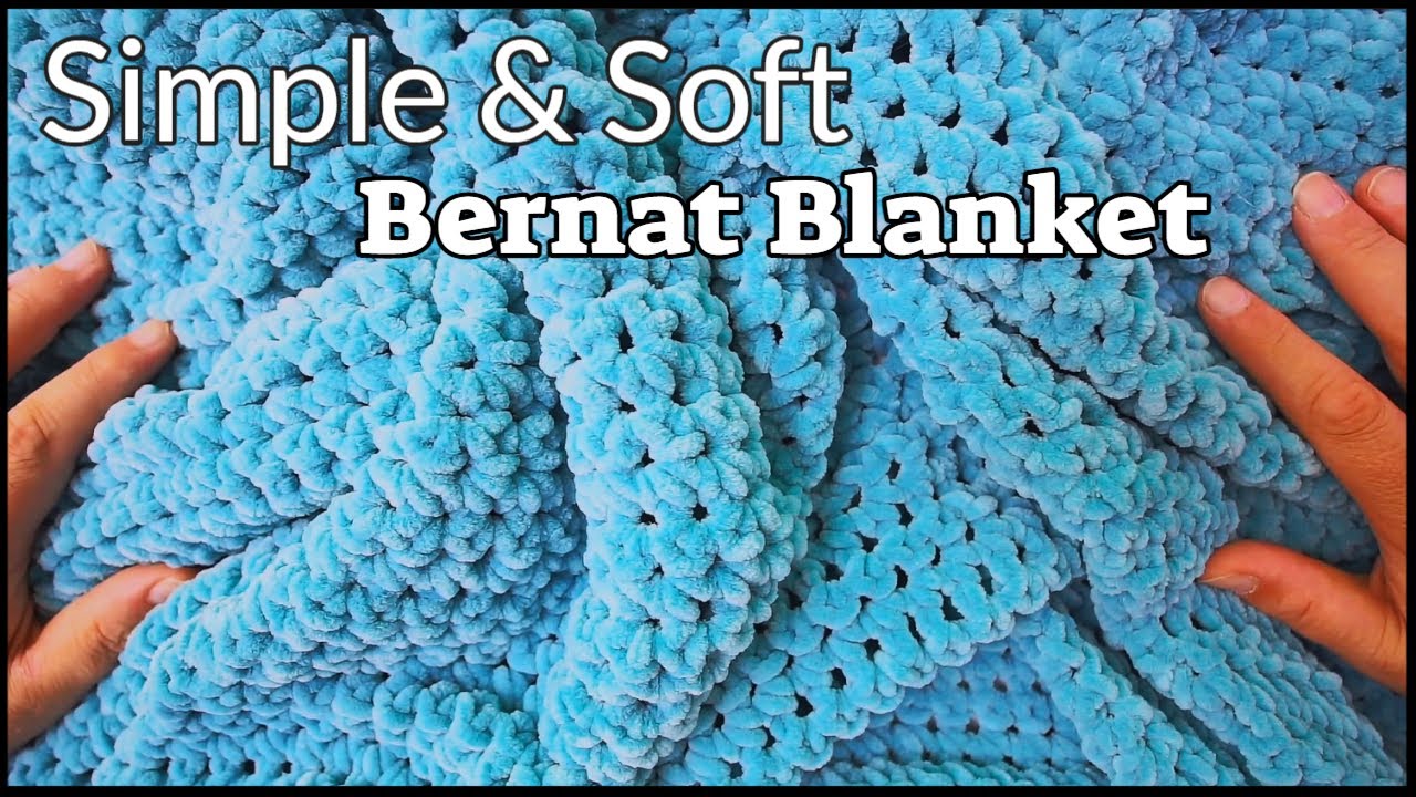 Looking for patterns to use for this Bernat blanket yarn, I