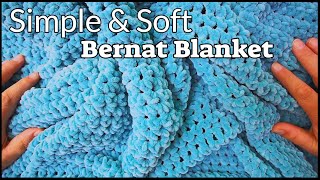 Crochet this SUPER EASY Bernat Blanket! screenshot 1