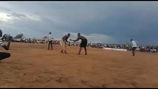 Lakes wrestling:Makhat Anhiem, Muor-dur Vs Abhor Anok, Newsite, Juba. #Igonjou_style