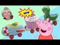 ♥♥ Peppa Pig&#39;s Theme Park Train Ride