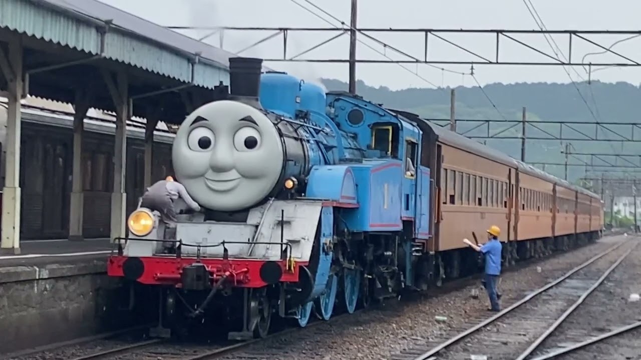 2025年6月8日　大井川鉄道 新金谷駅でトーマス号を撮りました