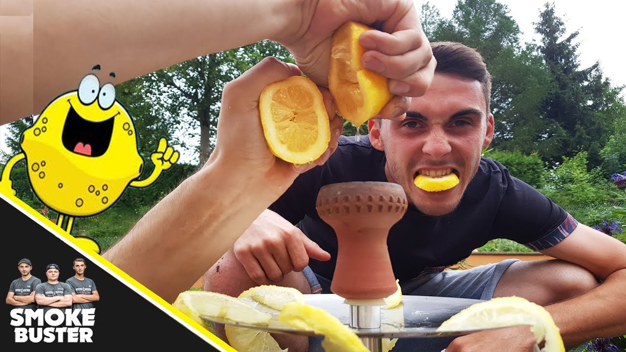 🍋SHISHA RAUCHEN MIT ZITRONENSAFT ÜBER TABAK!🤪