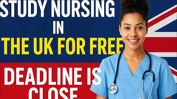 STUDY NURSING IN 2026 IN UK FOR FREE | INTERNATIONAL APPLICANTS| FULY FUNDED TUITION FOR ALL