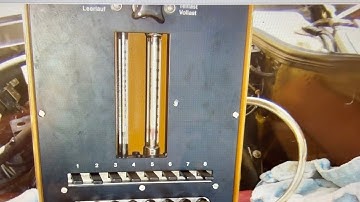 Mercedes all MD Jetronic Fuel Distributor in car fuel volume flow test & test vs calibration fixture