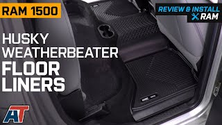 2009 2018 RAM 1500 Husky WeatherBeater Floor Liners Review Install
