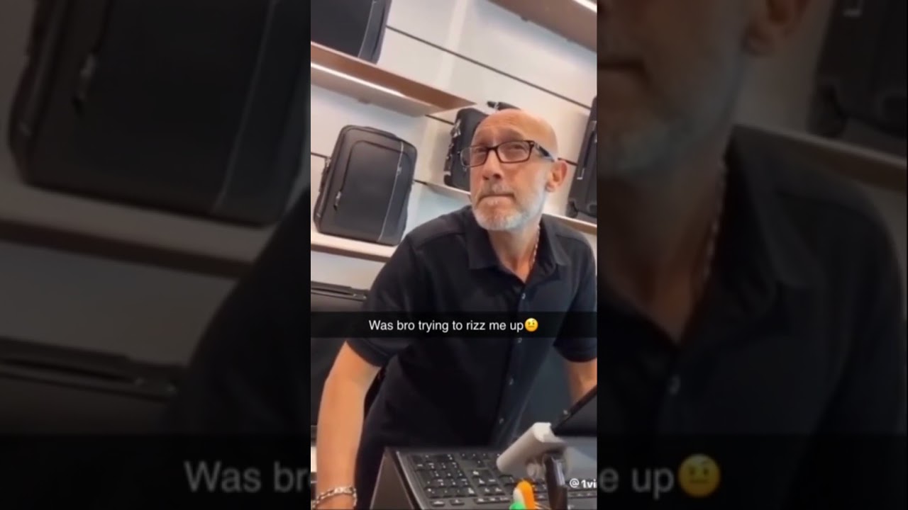 Bro tried rizzing up the customer💀