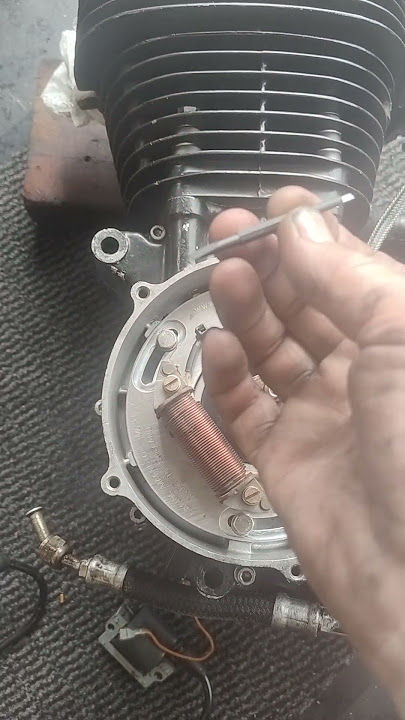 Yamaha xt500 Rex's speed shop upgraded ignition fitting instructions part 2