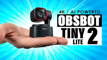 AI-Powered Webcam for Gaming and Streaming - OBSBOT Tiny 2 Lite