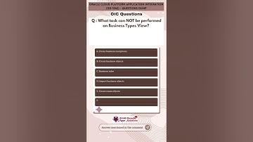 13. Oracle Cloud Platform Application Integration Questions | 1Z0-1042 Questions Dump | OIC question
