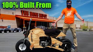 I Built a Motorcycle from Home Depot Parts