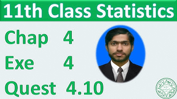 Exercise 4 question 4.10,11 Statistics, ch 4 question 4.10  | combined standard deviation