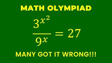 ⁣A Very Nice Maths Olympiad Problem | Find all possible values of x | You need to know this trick |