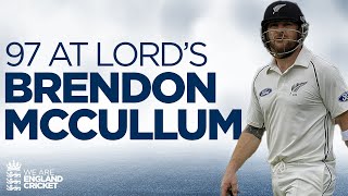 So Close! Watch Brendon McCullum Hit 97 At Lord's | England v New Zealand 2008 Match Highlights