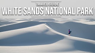 White Sands Best Hikes, Dune Sledding, & AMAZING SUNSET SPOT! National Park Guide [4K]