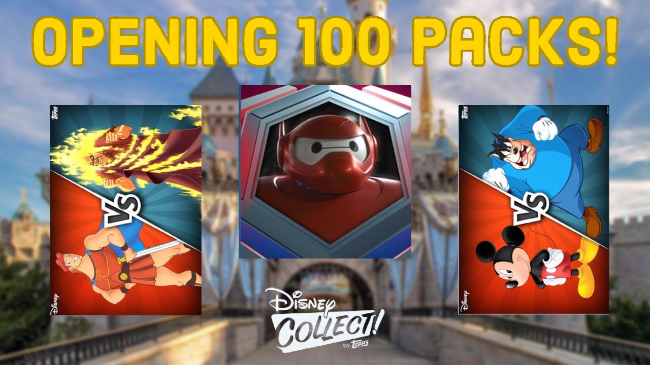 Disney Collect! by Topps // Opening 100 PACKS of the HEROES Collection