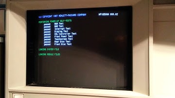 HP 16500A logic analyzer boot