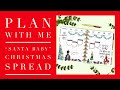 PLAN WITH ME 〰️ “SANTA BABY” CHRISTMAS SPREAD