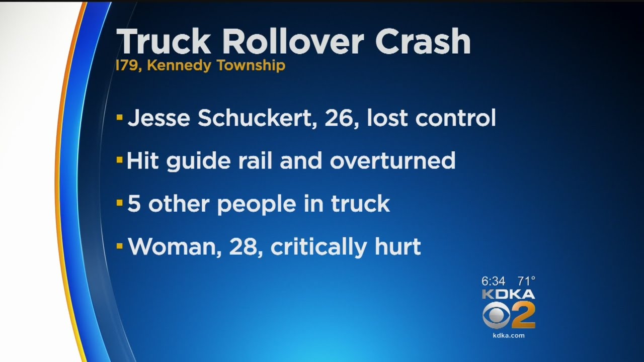 One Critically Injured In Allegheny Co. Rollover Crash - YouTube