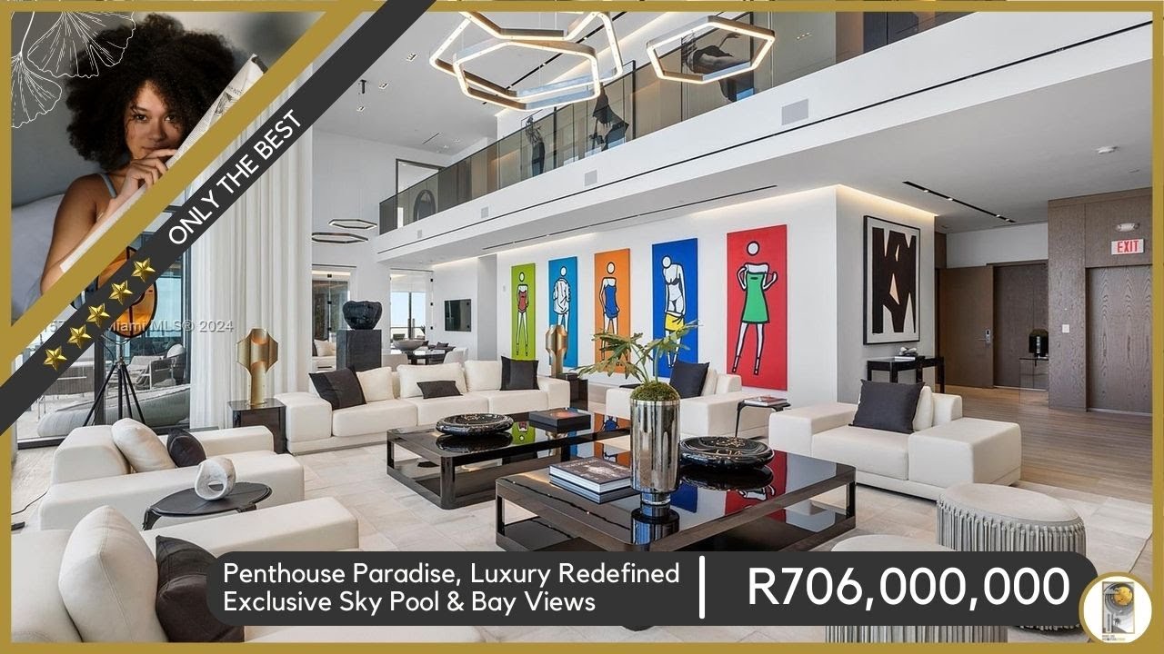 Penthouse Paradise Luxury Redefined at Echo Brickell Condominium | R706 Million (ZAR)