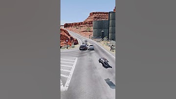 Realistic Highway Car Crashes #551