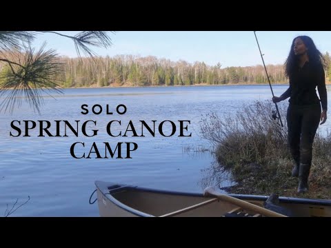 Spring Camping Alone in Michigan’s UP