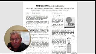 How to maintain and clean the triple O ozone filter and diffuser