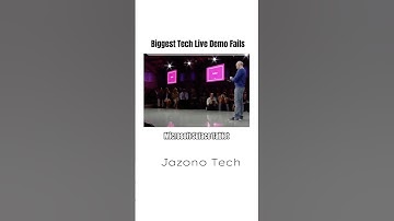 Biggest Tech Live demo fails😳 #tech #shorts #techdemo