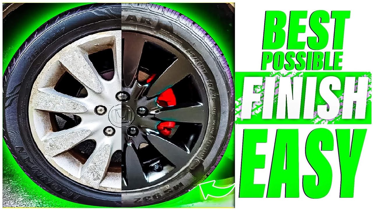 How To Paint Your Rims | Best Possible Finish | Super Easy!