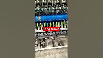 Ring frame #textile #textiles #machine #yarncount