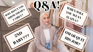 Real and Raw Q&A! 2nd Baby? Omar Quit His Job? Why I don't Show His Family
