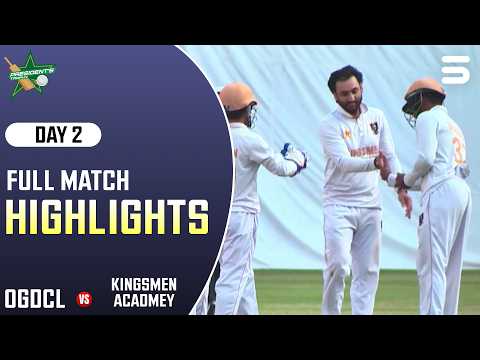 Full Match Highlights | OGDCL vs Kingsmen | Day 2 | President’s Trophy Grade-I 2026-27 | MZK1K