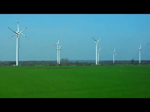 Windkraftwerk Ветряные электростанции ветрогенератор в Германии